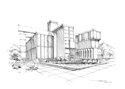 匠心融合 建筑手绘表现与金属家具配件的艺术制造